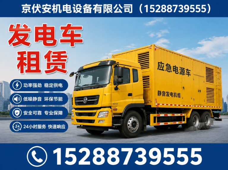 昭通发电车租赁展示图